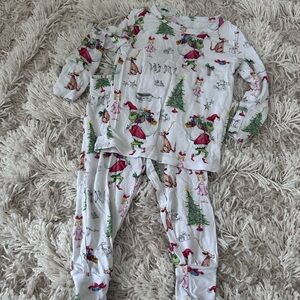 Posh Peanut Dr. Seuss The Grinch Holiday Pajama Set